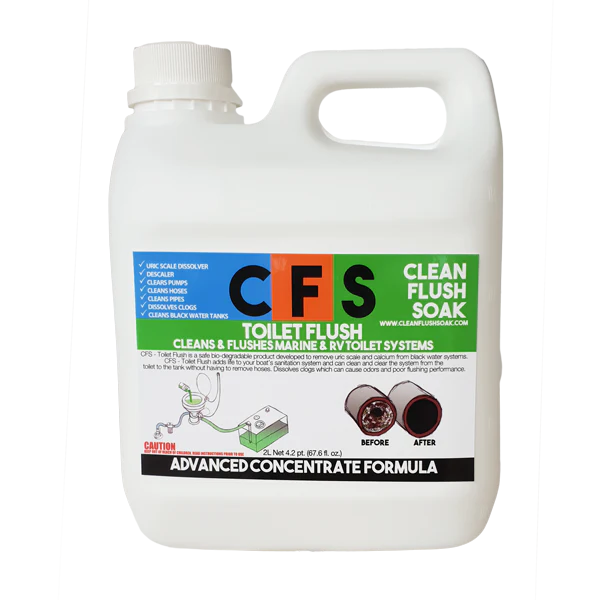 Descaler Toilet Flush Dissolves Uric Acid Concentrate CFS 2L