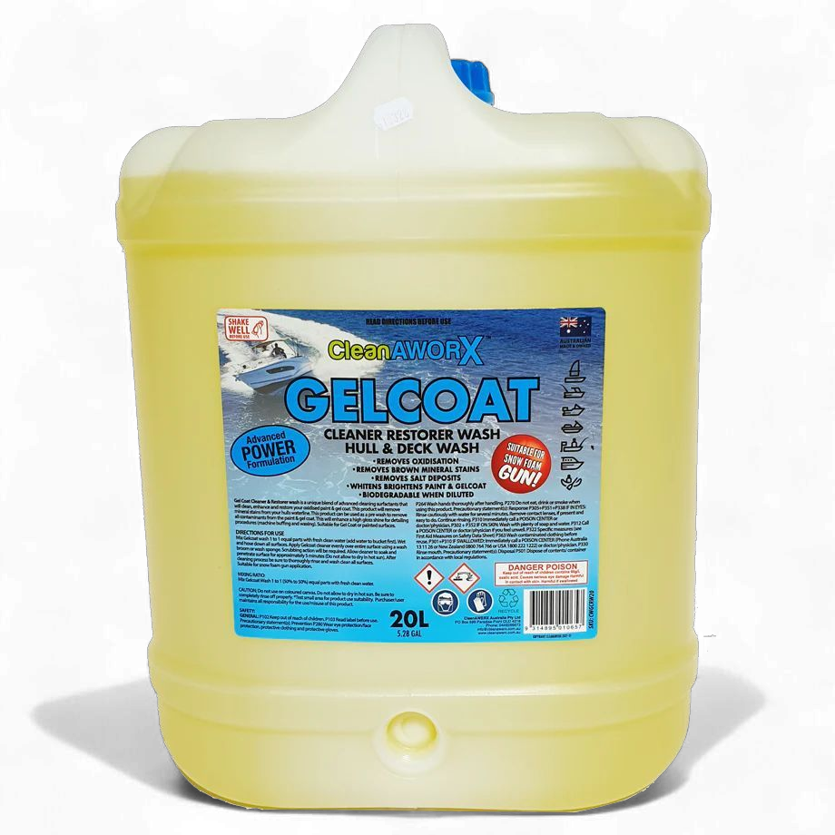 Gelcoat and Paint Cleaner Restorer Wash 20L
