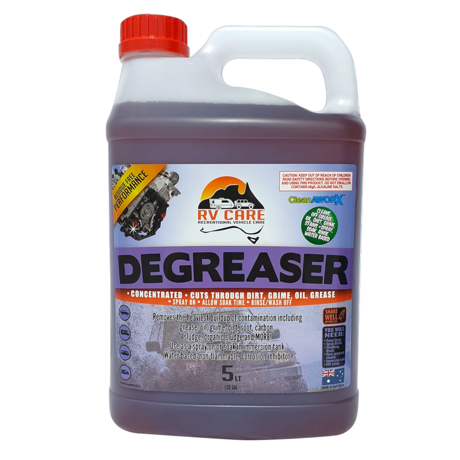 RV CARE DEGREASER CONCENTRATE 5LT
