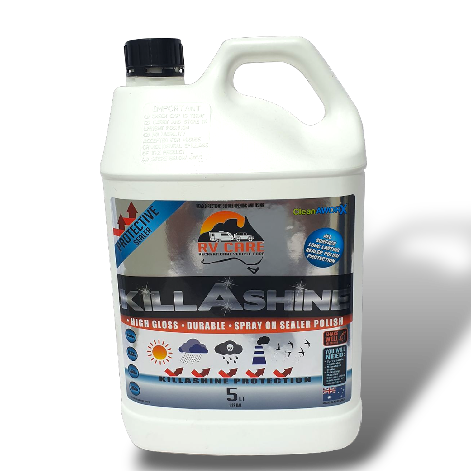 RV CARE KILLASHINE DURABLE SEALER PROTECT 5LT