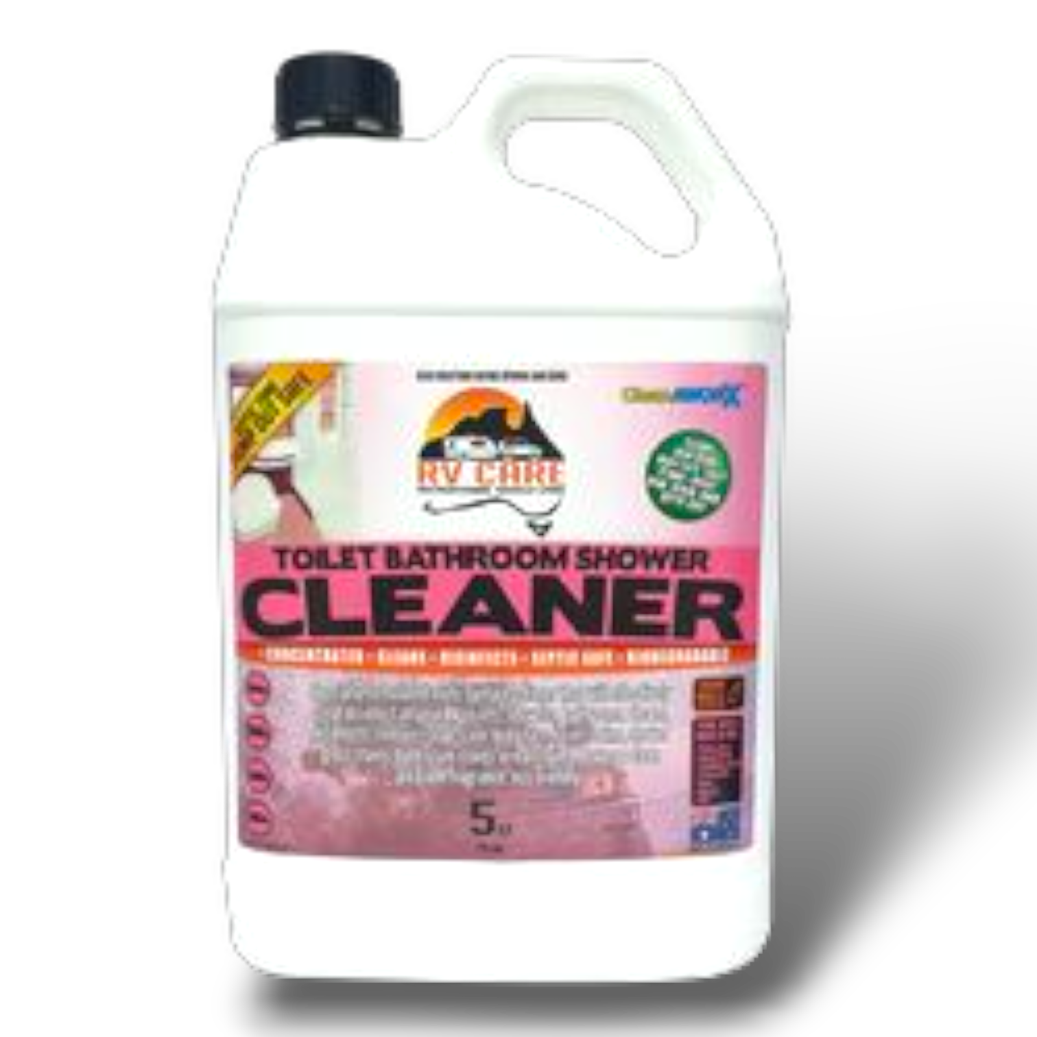 RV CARE TOILET SHOWER BATHROOM CLEANER 5LT