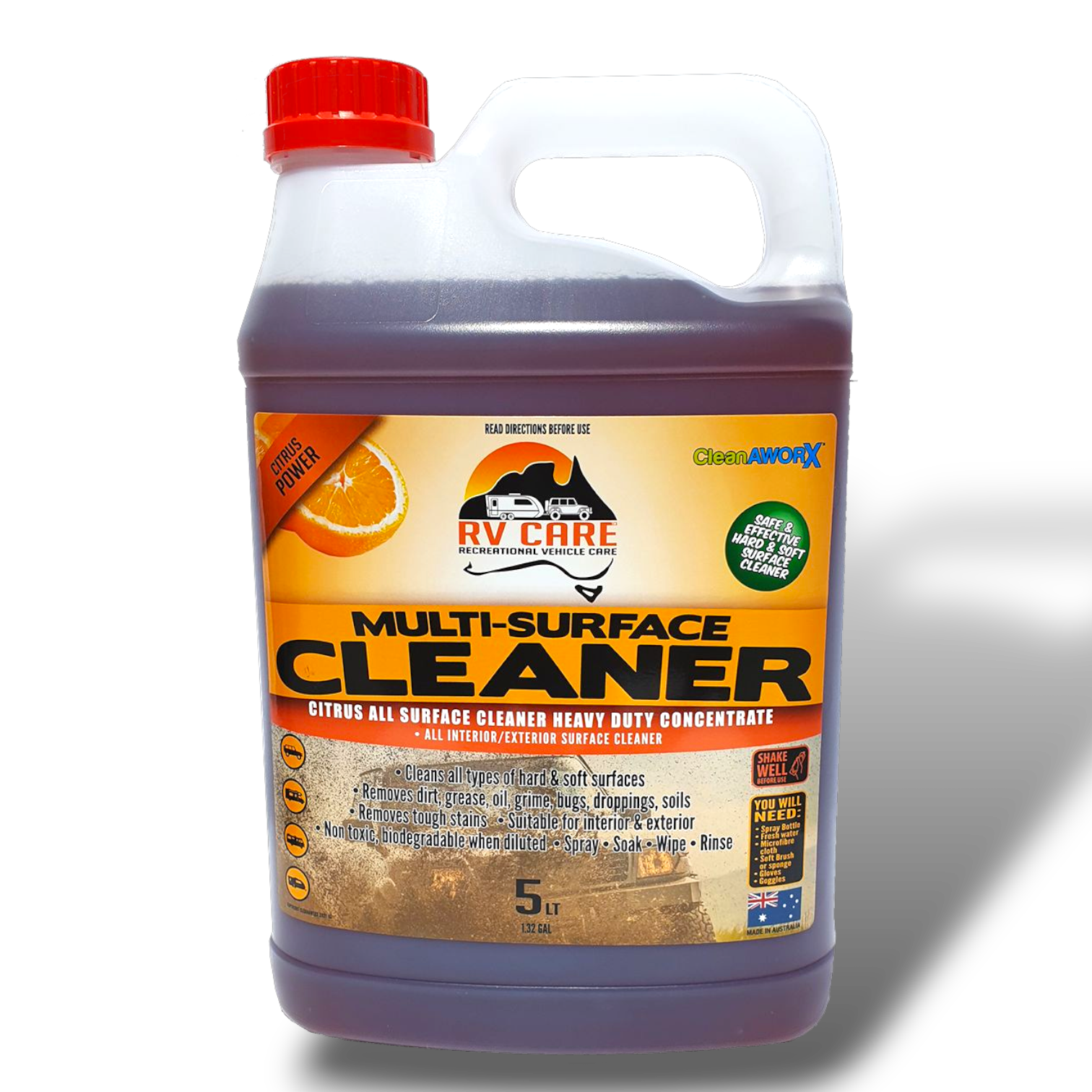 RV CARE MULTI - SURFACE CLEANER CONCENTRATE 5LT